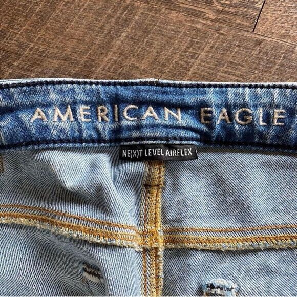 American Eagle Ripped Skinny Jeans AirFlex Distressed Men’s 30 Waist - Picture 2 of 8